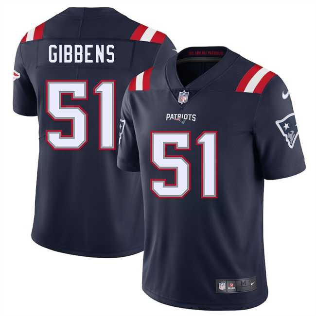 Men & Women & Youth New England Patriots #51 Jack Gibbens Navy 2025 Vapor Limited Stitched Jersey,We sell and wholesale Men & Women & Youth New England Patriots #51 Jack Gibbens Navy 2025 Vapor Limited Stitched Jersey on line form chian!